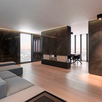 XLight Slimline Porcelain Slabs - Savage Dark