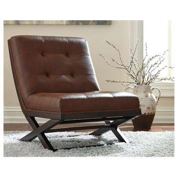 Sidewinder Accent Chair, Brown