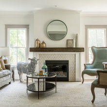 Family room fireplace
