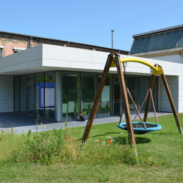 Eindruck vom Hof des Kindergartens