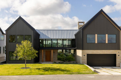 Inspiration for a contemporary exterior home remodel in Other