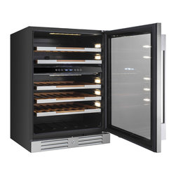 46 Bottle Dual Zone Wine Cooler - Beer And Wine Refrigerators