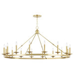 Hudson Valley Lighting - Allendale 16-Light Chandelier, Aged Brass - Features: