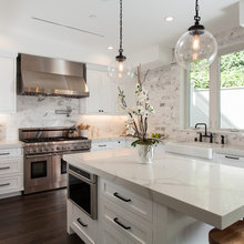 white shaker black hardware