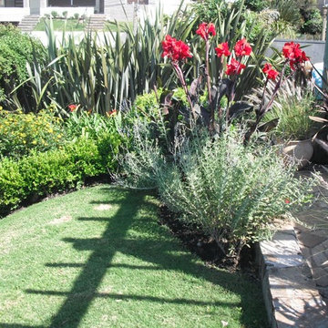 Jardín en pendiente