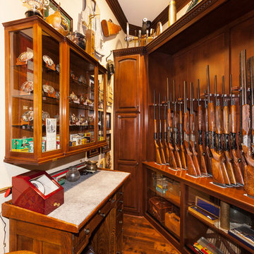 Custom Home Bar & Gun Safe