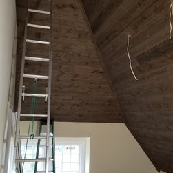 Rustic Brown Ceiling Project - Home Decor