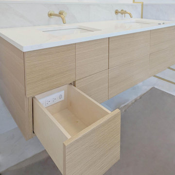 Bathroom Vanity In-Drawer Outlets