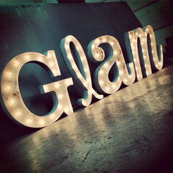 Glam Marquee Letters - Artwork