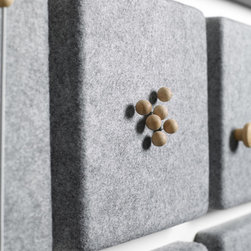 Norm - Felt Panels Pin Board - Hooks & Hangers