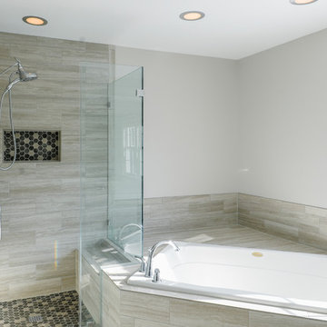Neutral, Muted Tones in Leesburg Master Bath
