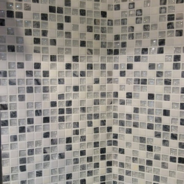 Glass & Marble Mosaic Backsplash
