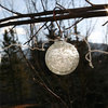 Aurora Glow Solar Glass String Lights, Clear With White
