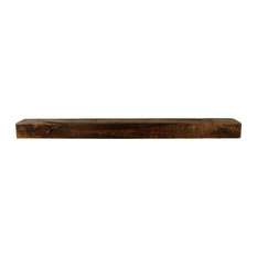 50 Most Por Rustic Fireplace Mantels For 2019 Houzz Rustic Floating Fireplace Mantel 4 X7