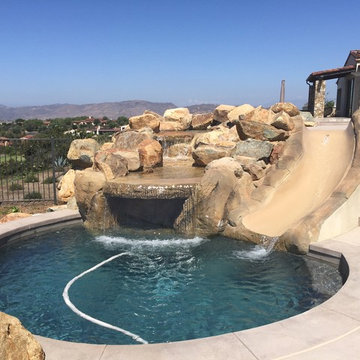 Pools, Waterfalls & Slides
