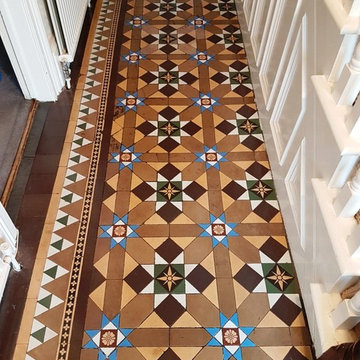 Victorian Hallway Floor Repaired and Restored in Shipley