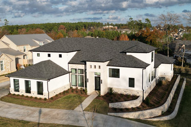 Inspiration for a contemporary exterior home remodel in Dallas