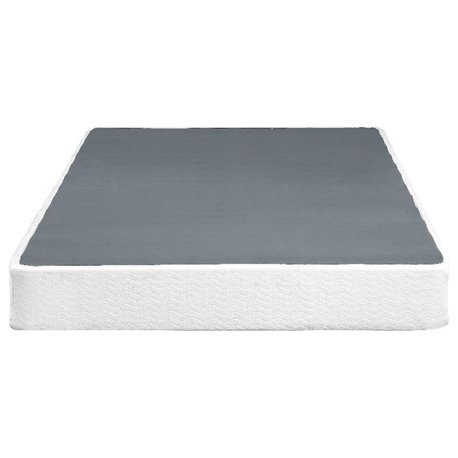 Lexicon Omax Eastern King Size Mattress Foundation in White