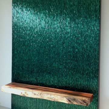 Chiseled Glass Walls