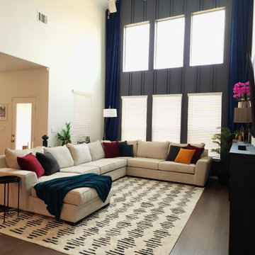 Modern Jewel Toned Home