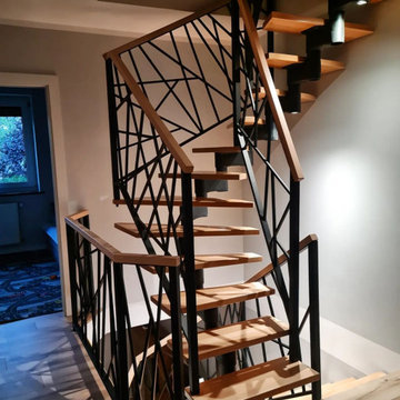 Винтовая лестница в стиле лофт