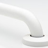 no drilling required Grab Bars - 250lb rated, Super Grip White, 12", 1-1/4" Dia