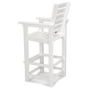 Polywood Captain Bar Chair, White