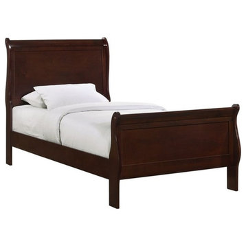 Picket House Furnishings Ellington Twin Panel Bed in Cherry