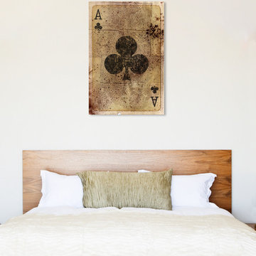 Oliver Gal ' Ace of Clubs' Canvas Art