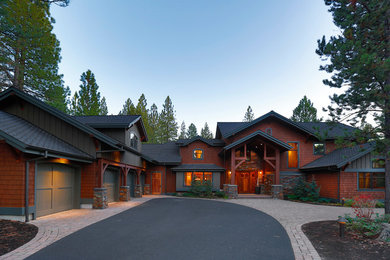 Example of a mountain style exterior home design in Other