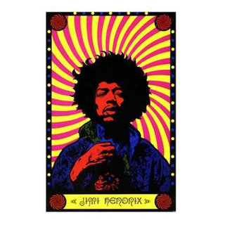 Jimi Hendrix Print - Midcentury - Prints And Posters - by Posterazzi