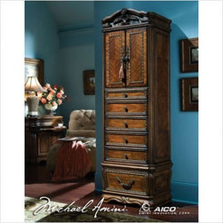 AICO Furniture - Oppulente Rotating Lingerie Chest - 67062-52 - Fabric