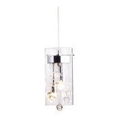 Glass and Crystal Pendant Lighting Modern Chandelier