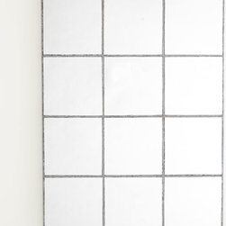 Checkered Panel Mirror - Wall Mirrors