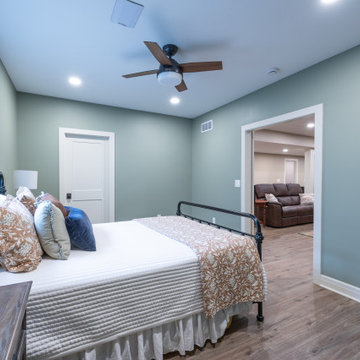 Basement Remodel with Family Room, Craft Studio, and More
