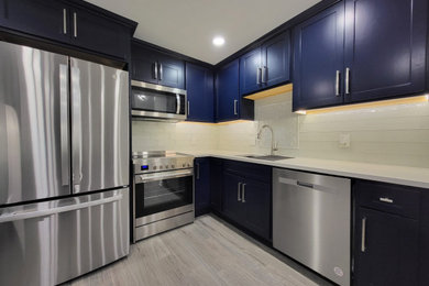 Kitchen - modern kitchen idea in Kansas City