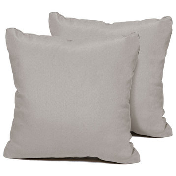 Square Outdoor Patio Pillows, Beige