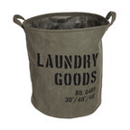 Danya B. Army Canvas Laundry Bucket