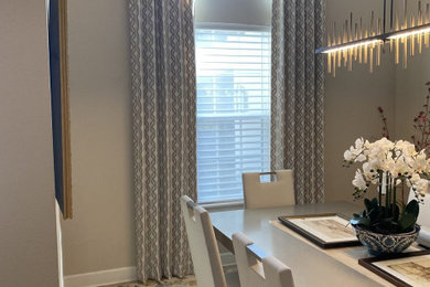 Inspiration for a transitional dining room remodel in Tampa