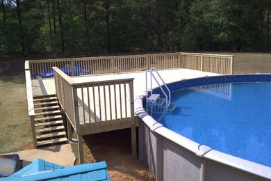 Inspiration for a deck remodel in Atlanta