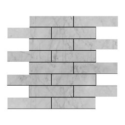 Carrara Marble Italian White Bianco Carrera 3x12 Marble Tile Honed - Home Accessories & Decor