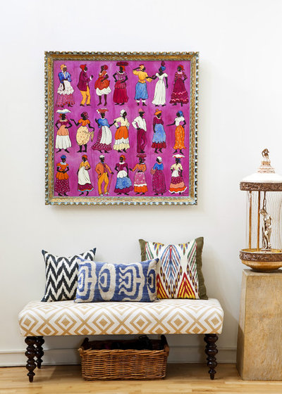 Eclectic Hallway & Landing by Design Manifest