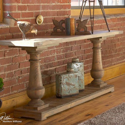 Uttermost Stratford Rustic Console in Natural Wood - Products