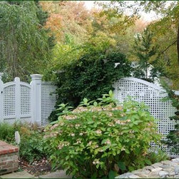 Lattice Corner Fence - Home Fencing And Gates