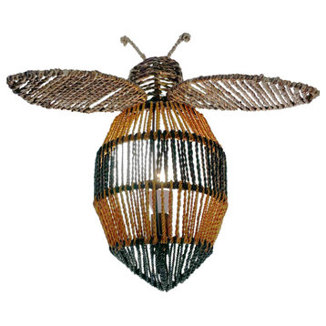 Eangee Bee Wall Lamp, Yellow