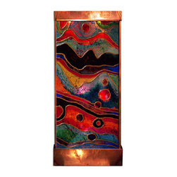 Stained Galaxy I Wall Fountain - Indoor Fountains