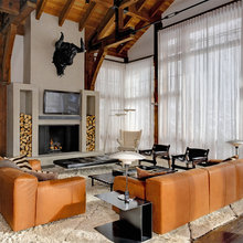 Tangerine sofas