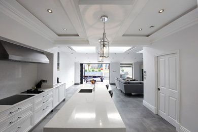 Design ideas for a medium sized kitchen in London.