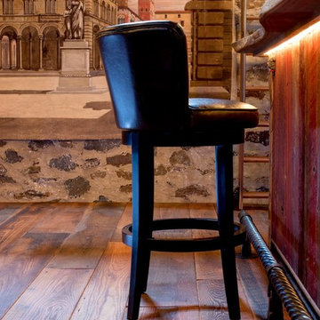 Wide Plank Antique Oak Flooring
