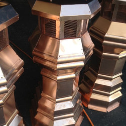 Copper Chimney Caps, Shrouds and Pots - Products
